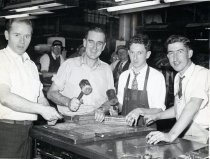 Interior view of Telegram and Gazette Print Room  - Type Setters
